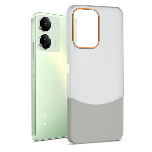 Frosted Case With 2-Cut Interlock For Redmi 13C 4G