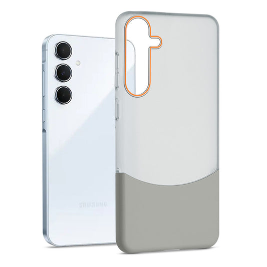 Frosted Hard Back Case For Samsung S24 FE 5G with 2-Cut Interlocking System