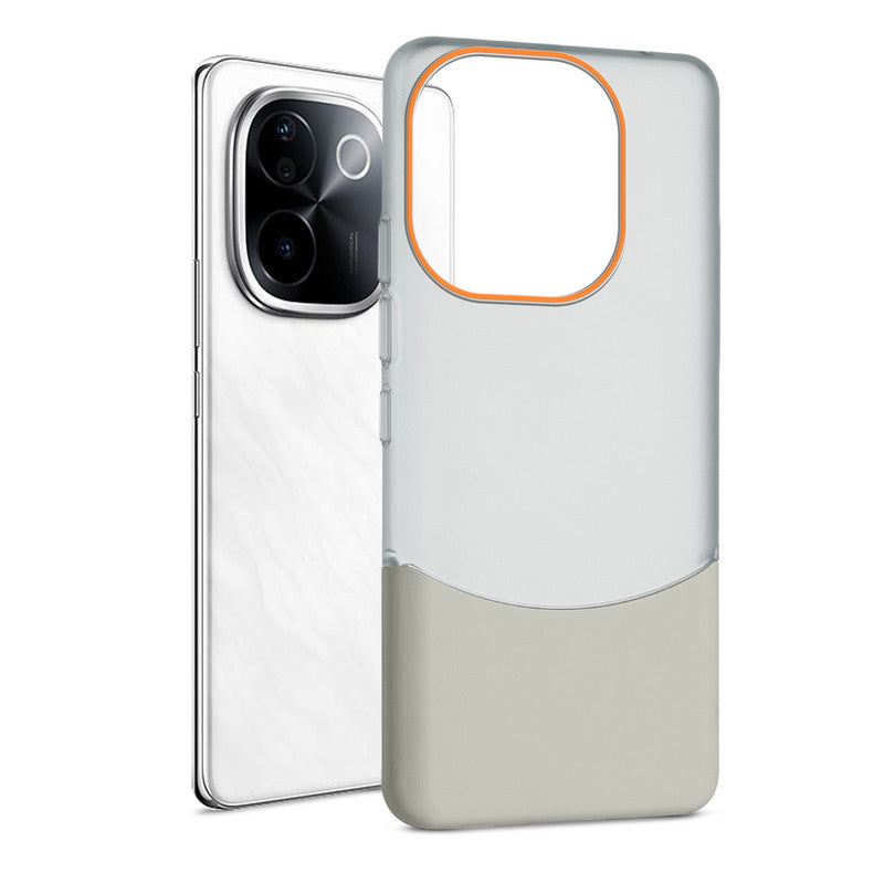 Frosted Case With 2-Cut Interlock For iQOO Z9s Pro 5G