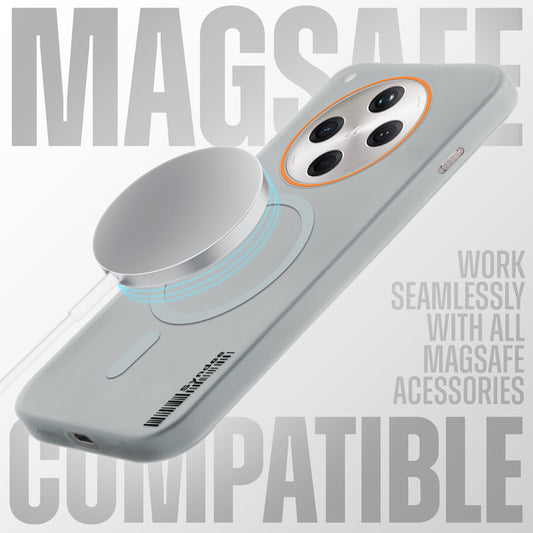 Elegant Colorful Frosted Matte Back With MagSafe Support Back Case For Oppo Find X8 5G