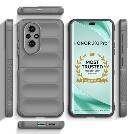 Premium Liquid Silicone Comfort Grip Case for Honor 200 Pro 5G with Soft Touch Matte TPU