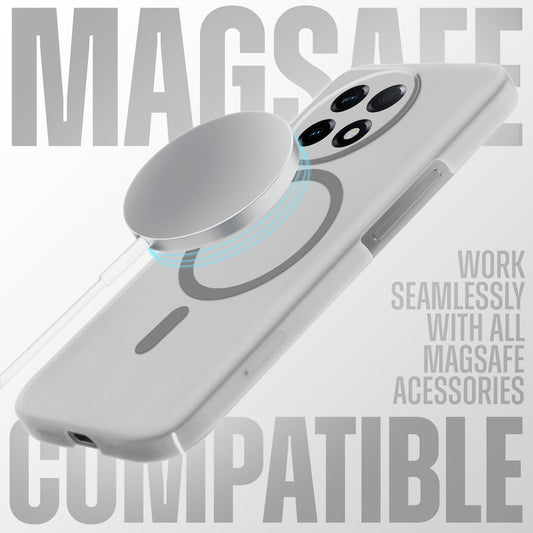 Sleek Frosted Matte Hard Back Cover With MagSafe Compatible Back Case for OnePlus 11 5G