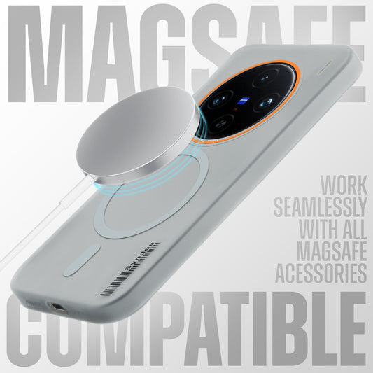 Colorful Frosted Matte MagSafe For Vivo X100 Pro 5G