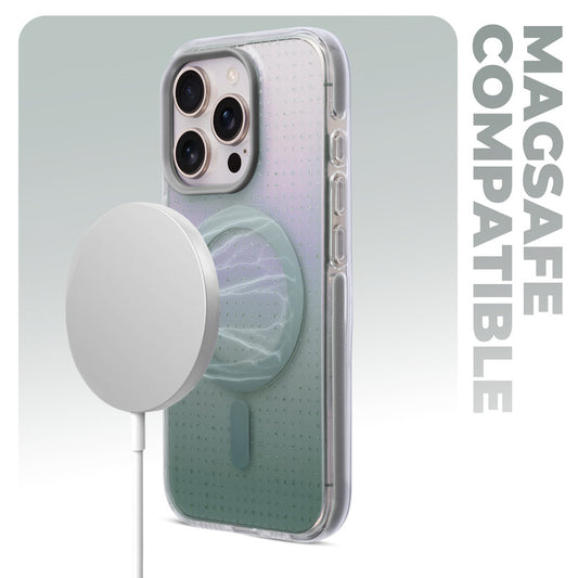 Stunning Dual Shade Starry MagSafe Hard Back Case for Apple iPhone 15 Pro Max with Colourful Raised Camera Edges