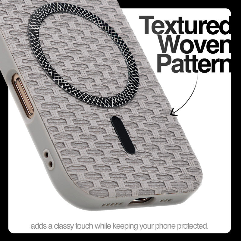 Rugged Silicone Grip Mobile Back Cover Case For Apple iPhone 16 Pro With Wireless Charging Support Support