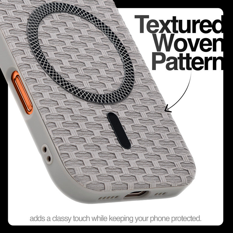 Rugged Silicone Grip Mobile Back Cover Case For Apple iPhone 17 Pro With Wireless Charging Support Support