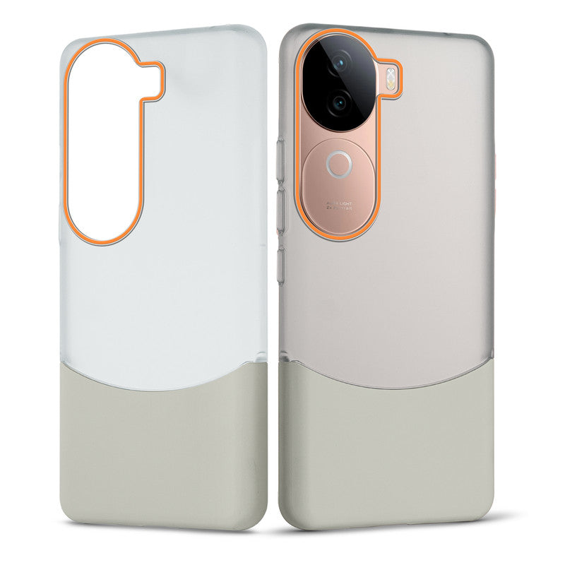 Frosted Case With 2-Cut Interlock For iQOO Z9s 5G