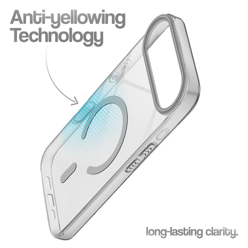 Anti-Yellow Colored Camera Line Case Support Wireless Charging Back Cover For Apple iPhone 17 Air