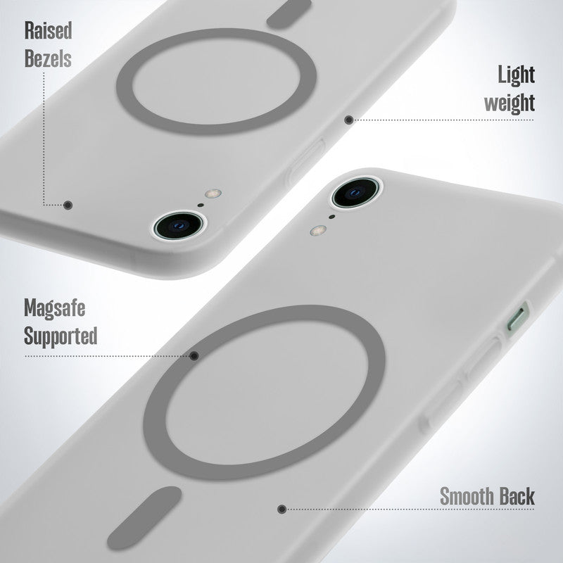 Slim Matte Wireless Charging Support Back Cover for Apple iPhone XR