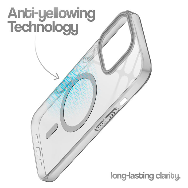 Anti-Yellow Colored Camera Line Case Support Wireless Charging Back Cover For Apple iPhone 16 Pro