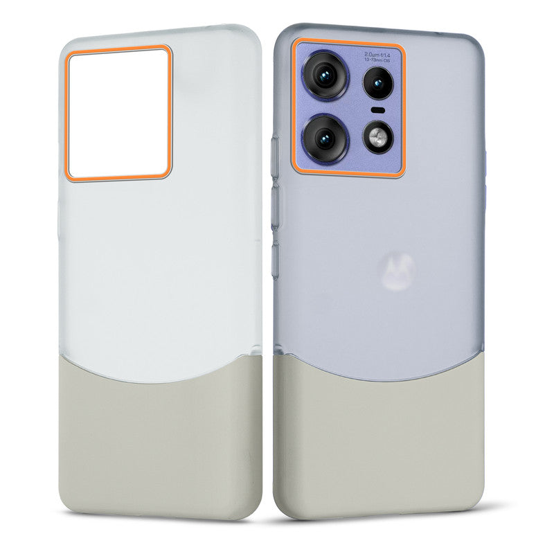 Frosted Case With 2-Cut Interlock For Motorola Moto Edge 50 Pro 5G