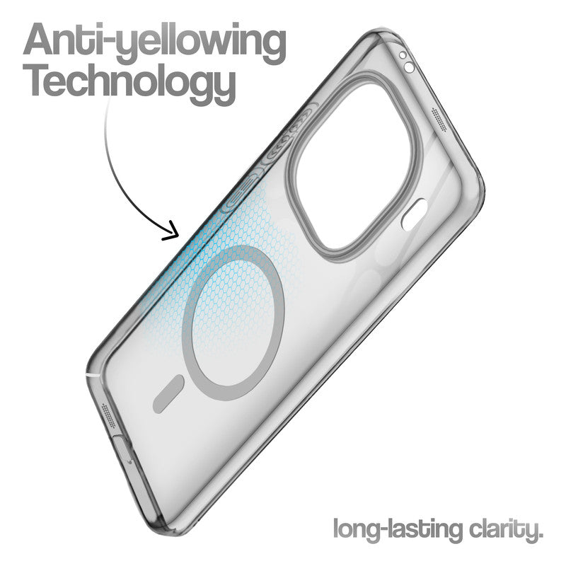 Anti-Yellow Colored Camera Line Case Support Magnetic Accessories Back Cover For iQOO 12 5G