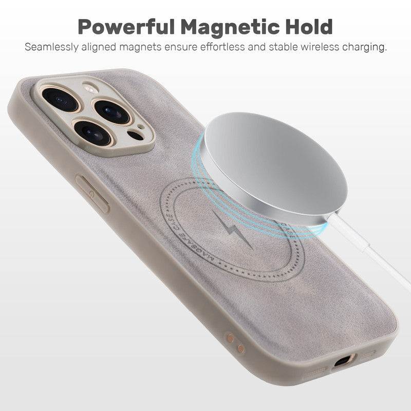 Refined PU Leather Case for Apple iPhone 15 Pro Max