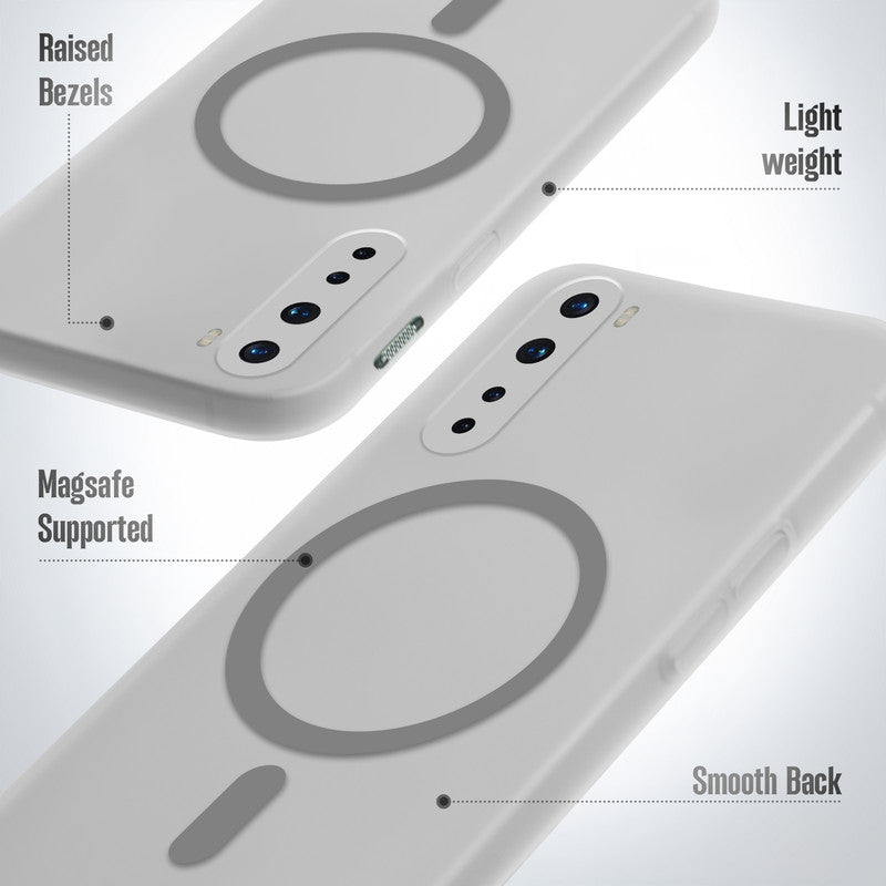 Frosted Slim Wireless Charging Support Case For OnePlus Nord