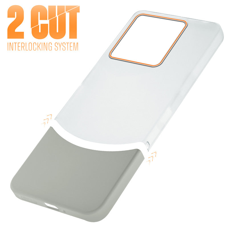 Frosted Case With 2-Cut Interlock For Redmi Note 13 Pro 5G