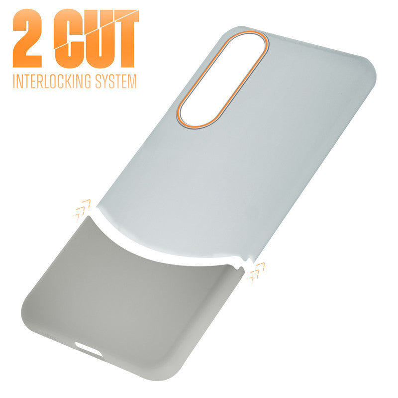 Frosted Case With 2-Cut Interlock For OnePlus Nord CE 4 5G