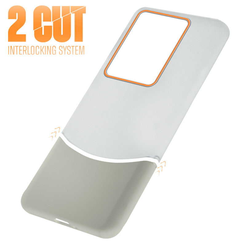 Frosted Case With 2-Cut Interlock For Vivo V27 Pro 5G