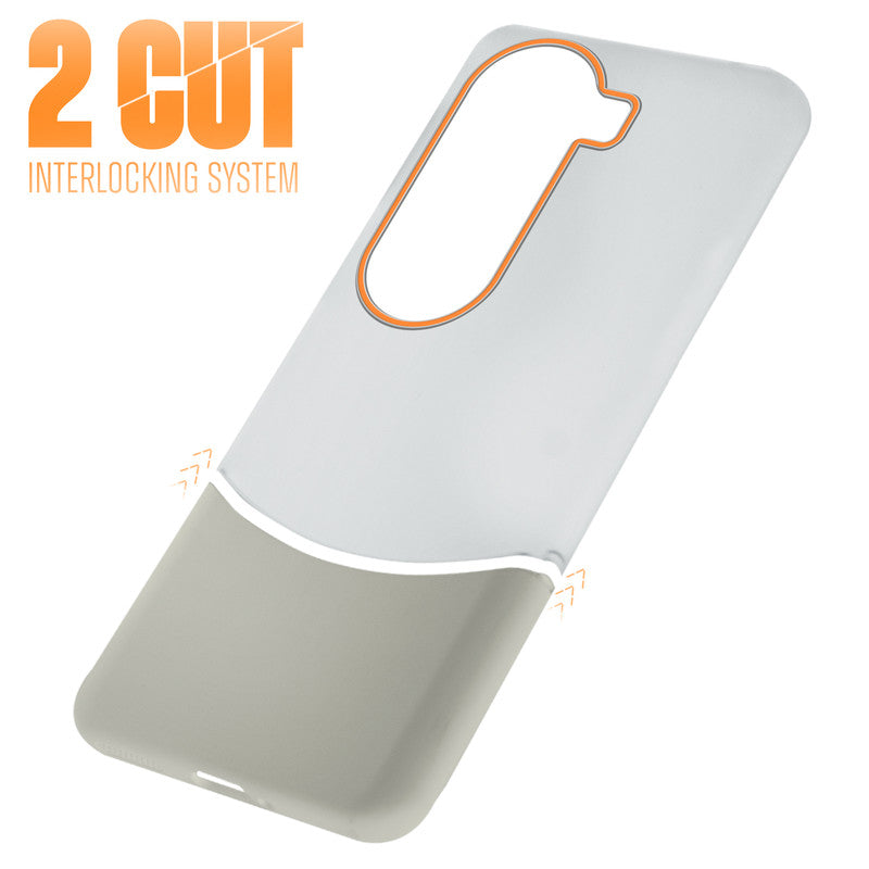 Frosted Case With 2-Cut Interlock For iQOO Z9s 5G