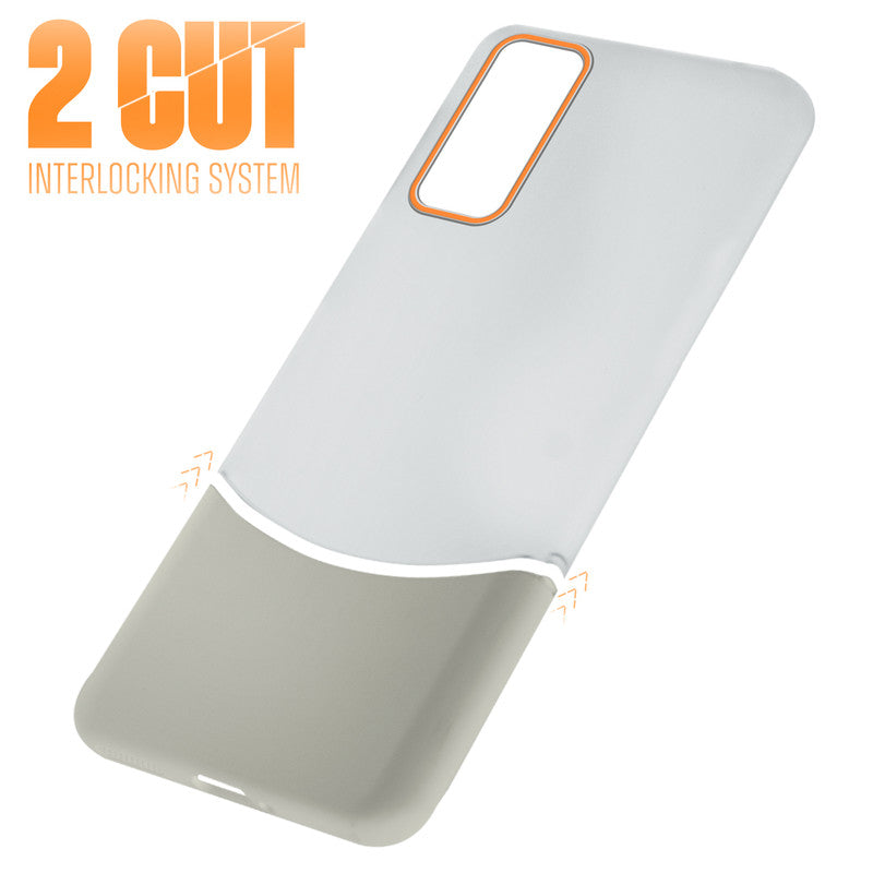 Frosted Case With 2-Cut Interlock For Samsung S20 FE 5G