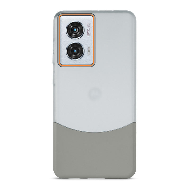 Frosted Case With 2-Cut Interlock For Motorola Moto G96 5G