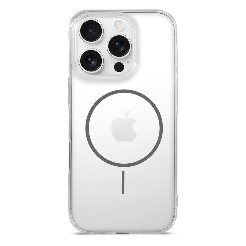 Crystal Clear Anti-Yellowing Wireless Charging Support Case For Apple iPhone 15 Pro Max