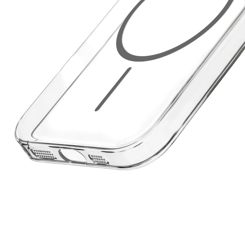 Crystal Clear Anti-Yellowing Wireless Charging Support Case For Apple iPhone 15 Pro Max