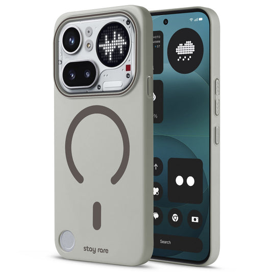 Stay Rare Premium Magnetic Case for Nothing Phone 4A Pro 5G with Raised Camera Protection & Matte Finish
