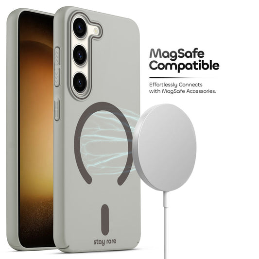 Stay Rare Premium MagSafe Case for Samsung S23 5G with Raised Camera Protection & Matte Finish
