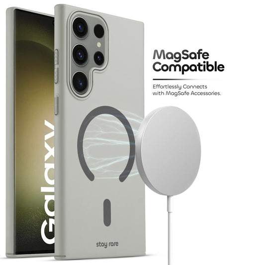 Stay Rare Premium MagSafe Case for Samsung S23 Ultra 5G with Raised Camera Protection & Matte Finish