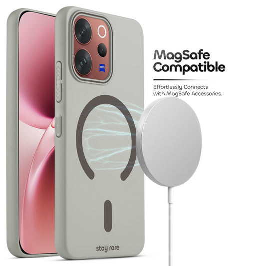 Stay Rare Premium Magnetic Case for Vivo V70 Elite 5G with Raised Camera Protection & Matte Finish