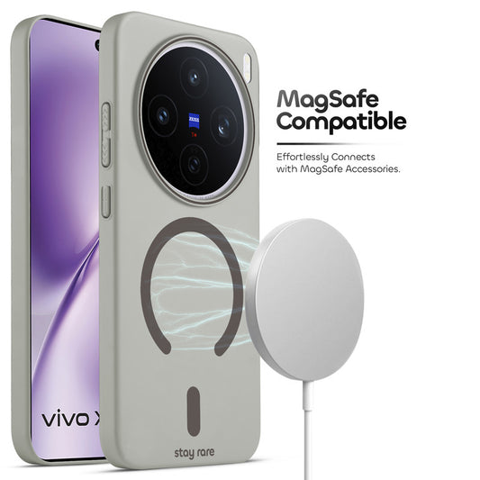 Stay Rare Premium MagSafe Case for Vivo X200T 5G with Raised Camera Protection & Matte Finish