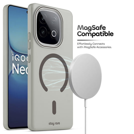 Stay Rare Premium Magnetic Case for iQOO Neo 10 5G with Raised Camera Protection & Matte Finish