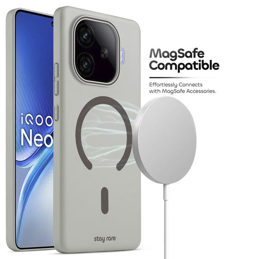 Stay Rare Premium Magnetic Case for iQOO Neo 10R 5G with Raised Camera Protection & Matte Finish