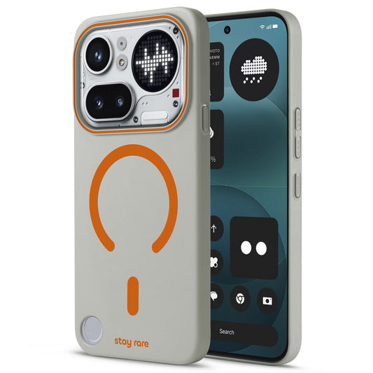 Stay Rare Premium Magnetic Case for Nothing Phone 4A Pro 5G with Raised Camera Protection & Matte Finish