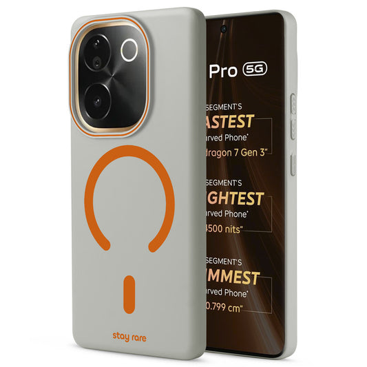 Stay Rare Premium Magnetic Case for Vivo T3 Pro 5G with Raised Camera Protection & Matte Finish