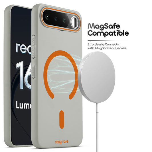 Stay Rare Premium Magnetic Case for Realme 16 5G with Raised Camera Protection & Matte Finish