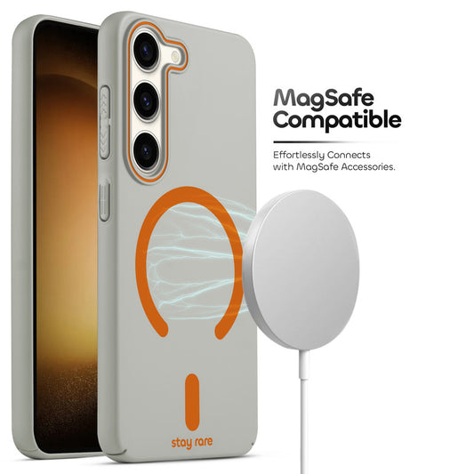 Stay Rare Premium MagSafe Case for Samsung S23 5G with Raised Camera Protection & Matte Finish