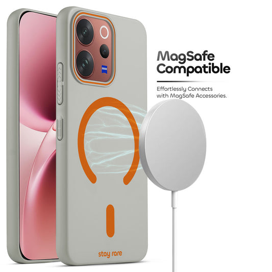 Stay Rare Premium Magnetic Case for Vivo V70 5G with Raised Camera Protection & Matte Finish