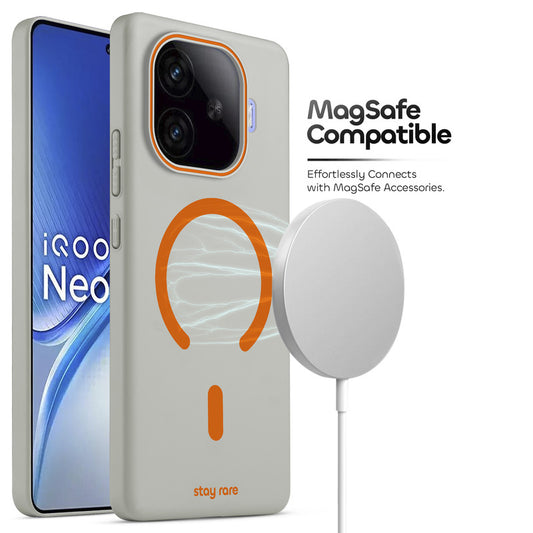 Stay Rare Premium Magnetic Case for iQOO Neo 10R 5G with Raised Camera Protection & Matte Finish