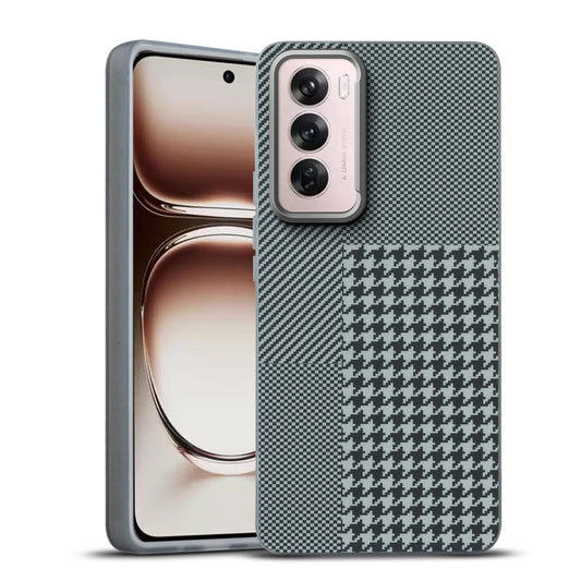 Elegant Hybrid Pattern Design Back Case For Oppo Reno 12 Pro 5G