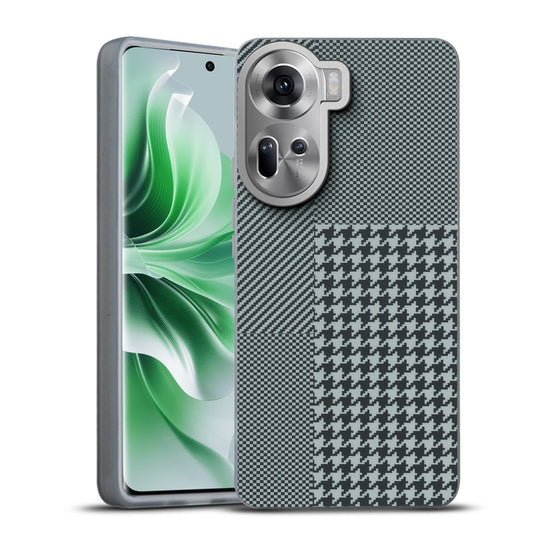 Elegant Hybrid Pattern Design Back Case For Oppo Reno 11 5G