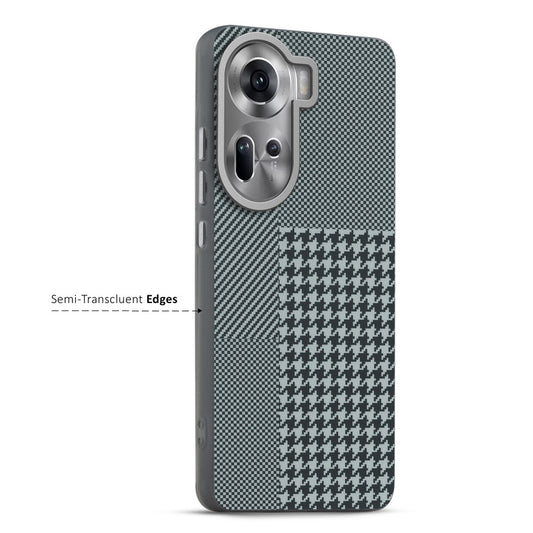 Elegant Hybrid Pattern Design Back Case For Oppo Reno 11 5G