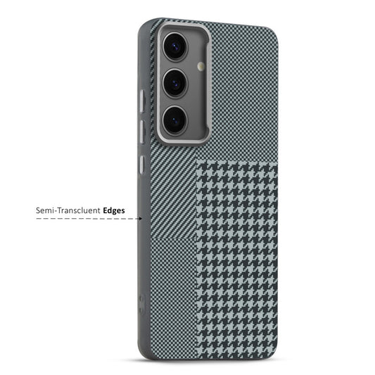 Elegant Hybrid Pattern Design Back Case For Samsung S24 5G