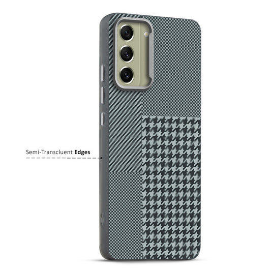 Elegant Hybrid Pattern Design Back Case For Samsung S21 FE 5G