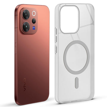 Anti-Yellow Scratch Resistant Case Support Magnetic Accessories Back Cover For Vivo V70 5G