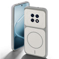Grey-White back cover for Oppo F31 Pro Plus 5G with camera cut protection and ring design on back side.