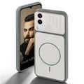 Grey-White back cover for Vivo V21e 5G with camera cut protection and ring design on back side.