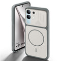 Grey-White back cover for Vivo Y31 5G with camera cut protection and ring design on back side.