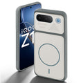Grey-White back cover for iQOO Z11 5G with camera cut protection and ring design on back side.