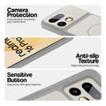 Grey-White phone case for Realme 16 Pro 5G showing camera safety edges, anti slip side grip and easy press button covers.